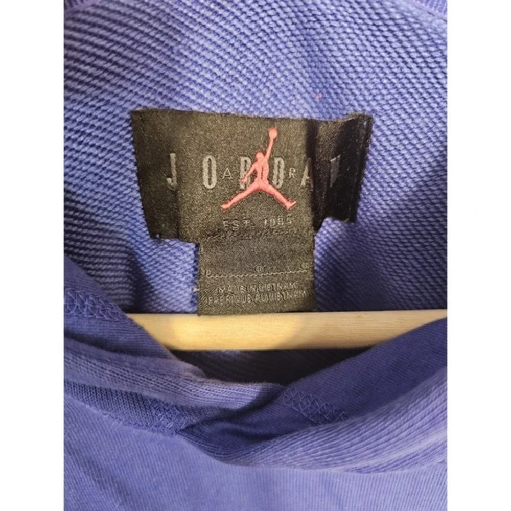 NIKE JORDAN 23 ALPHA MEN'S DRI FIT HOODIE LONG SLEEVE‎ SWEATER LARGE PURPLE K031